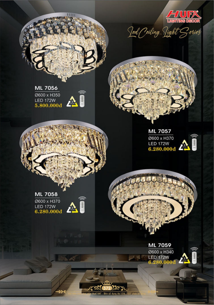 Bảng giá đèn trang trí HUFA